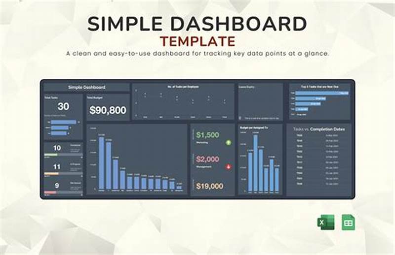 Blog Clean Simple Dashboard Template