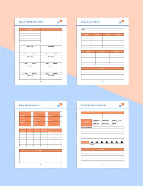 Blog Content Strategy Template