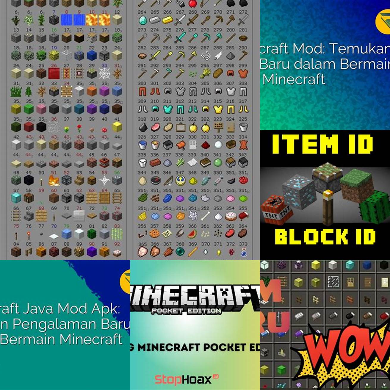 Blok dan item baru dalam Minecraft APK