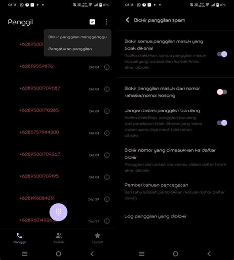Blokir Nomor di Android
