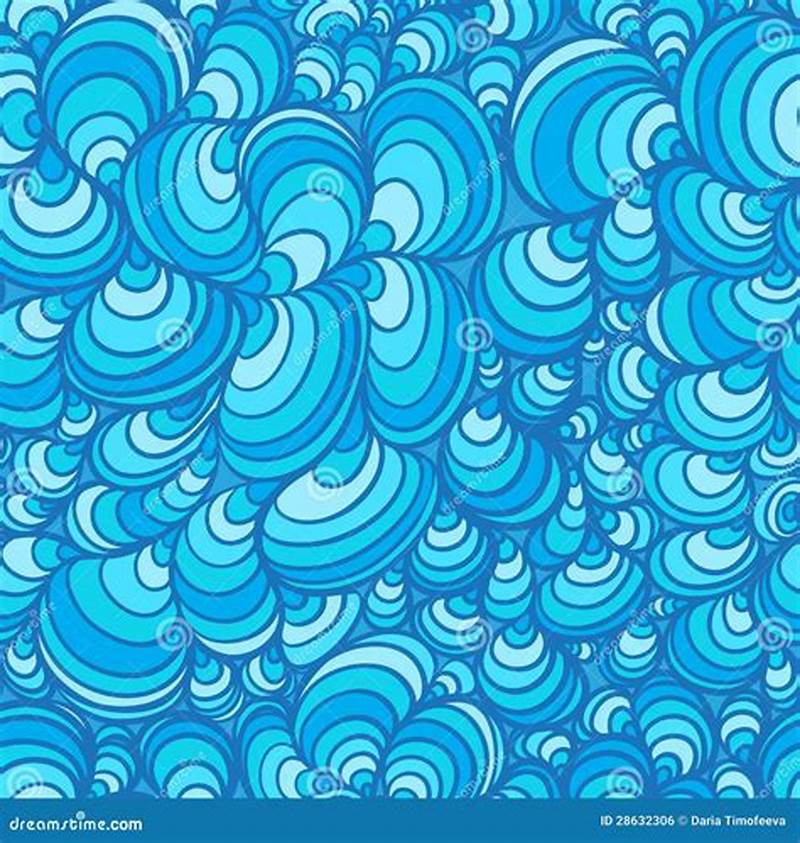 Blue Abstract Pattern