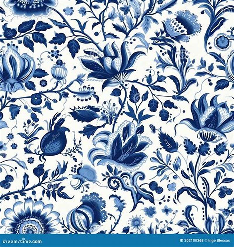 Blue Dutch Pattern