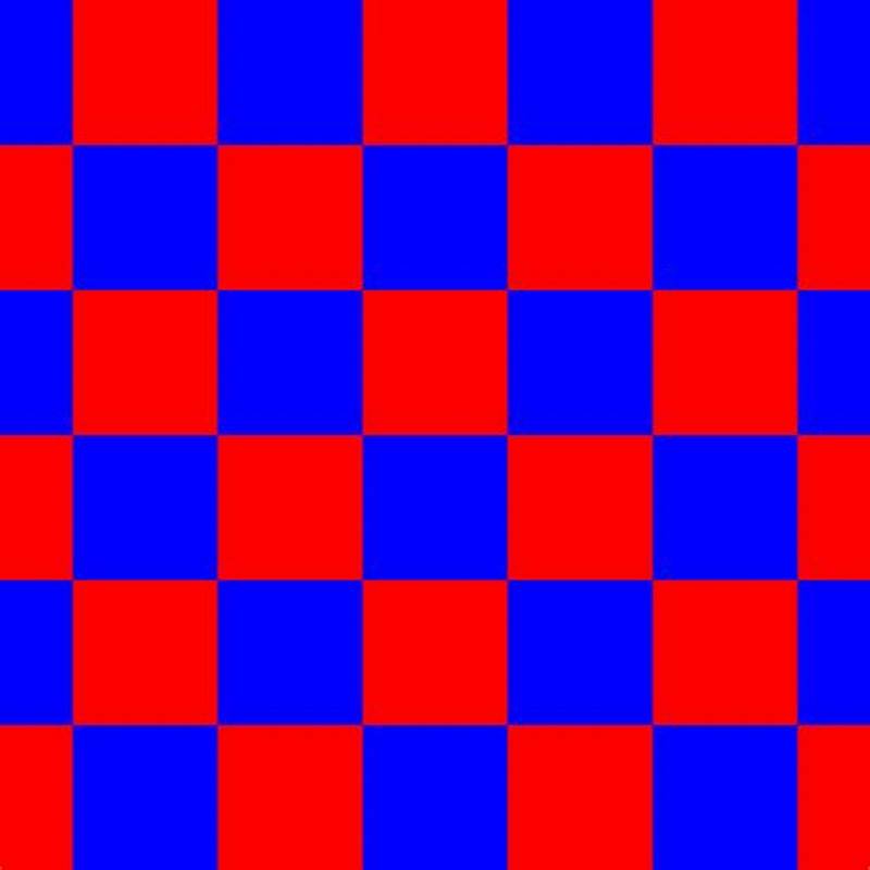 Blue Red Pattern
