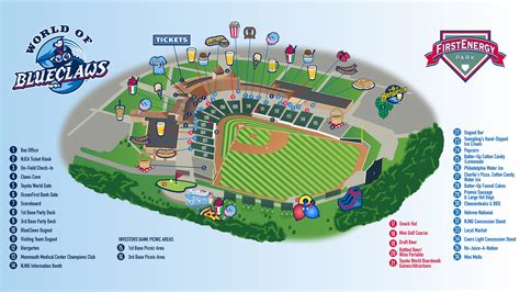 Blueclaws Seating Chart