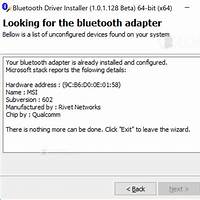 Bluetooth Driver Installer screenshot