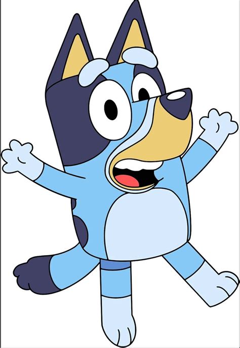 Bluey Template Free
