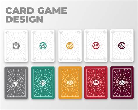 Board Game Card Design Template