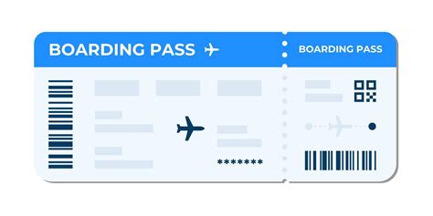 Boarding Pass Ticket Template