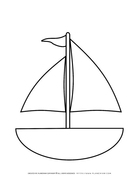 Boat Template Printable