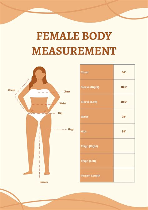 Body Measurement Chart Women
