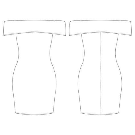 Bodycon Dress Template