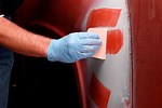 Bondo for Aluminum Garage Door Dent Repair