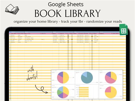 Book Catalog Google Sheets