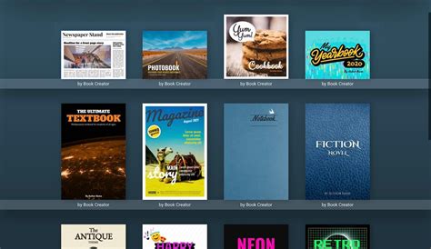 Book Creator Templates