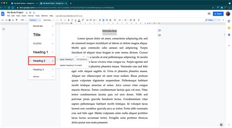 Book Google Docs Template
