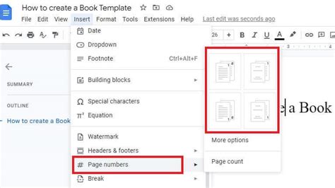 Book Template For Google Docs