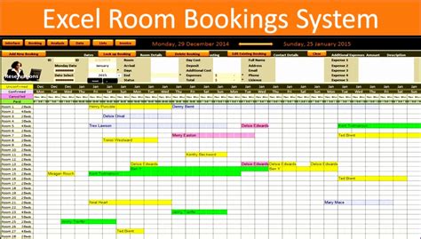 Booking Calendar Template