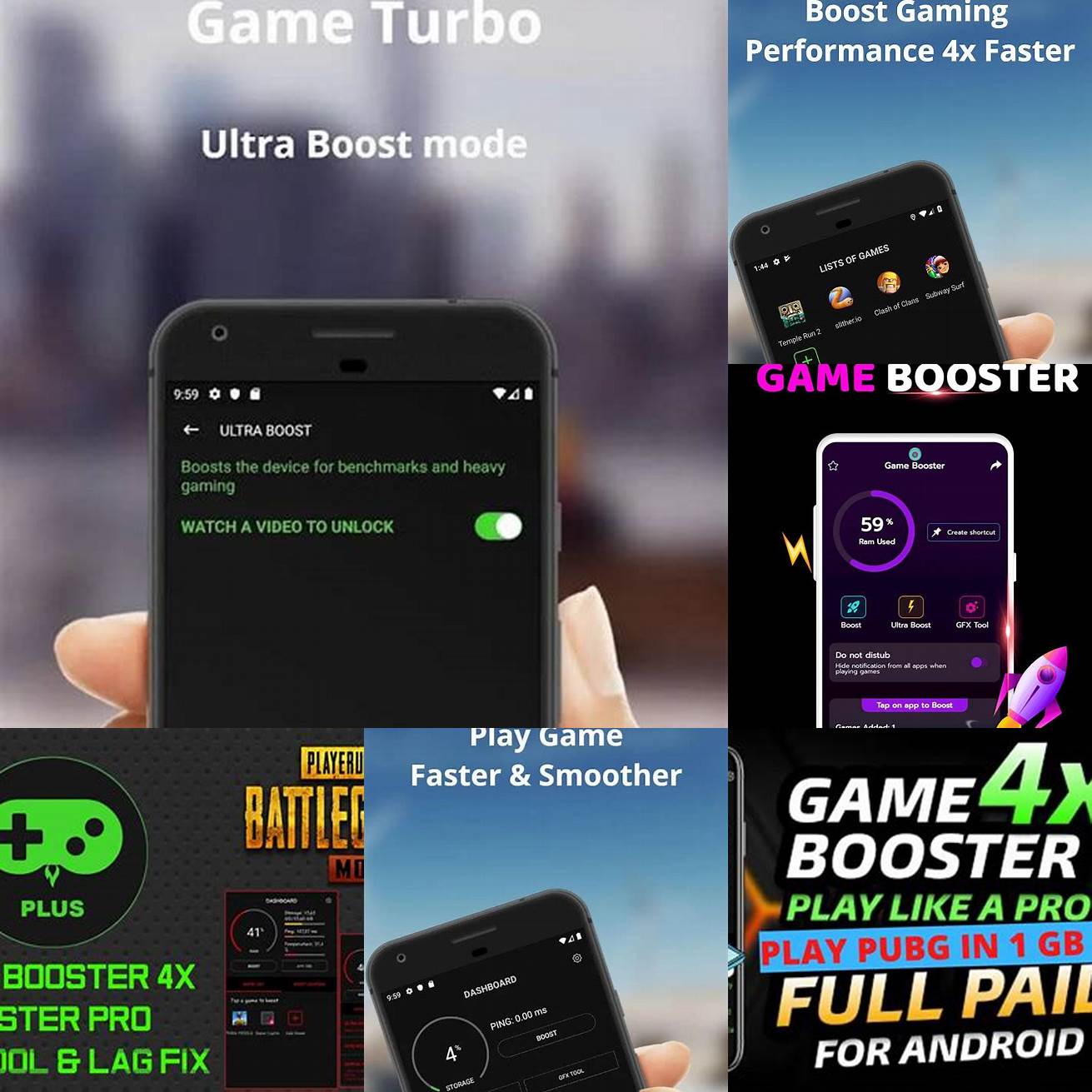 Booster Widget Fitur ini memungkinkan Anda untuk mengakses Game Booster 4x Faster Pro Apk dengan mudah dari layar utama perangkat Anda