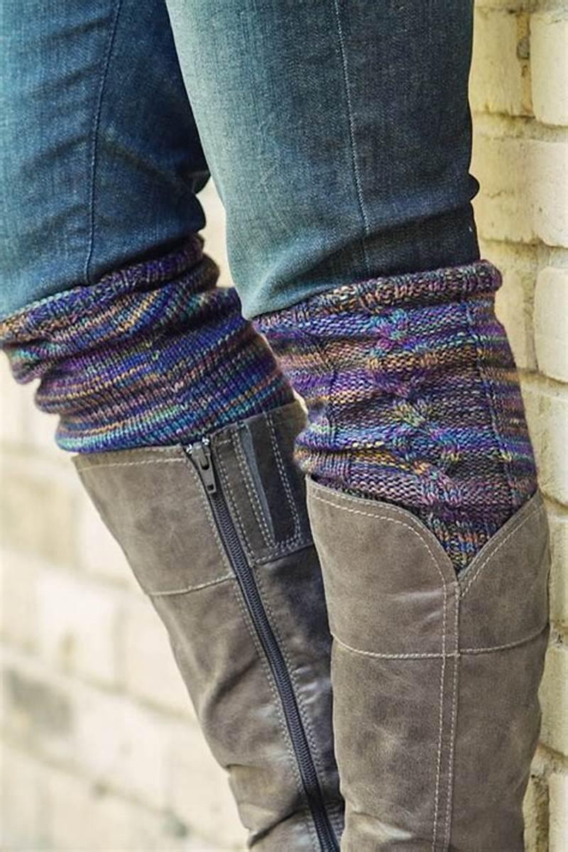 Boot Cuff Knitting Pattern