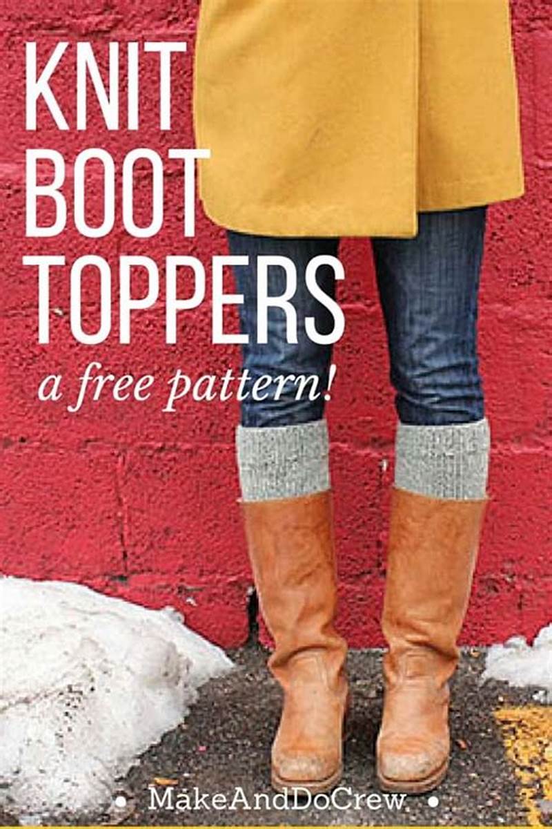 Boot Topper Pattern