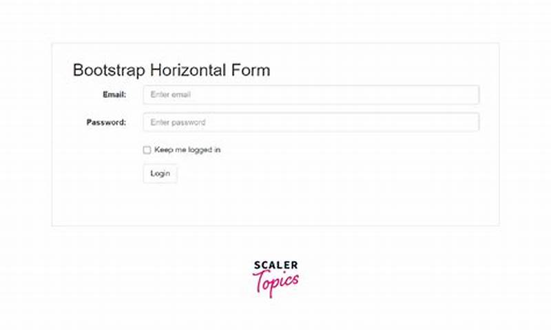 Bootstrap Form Horizontal