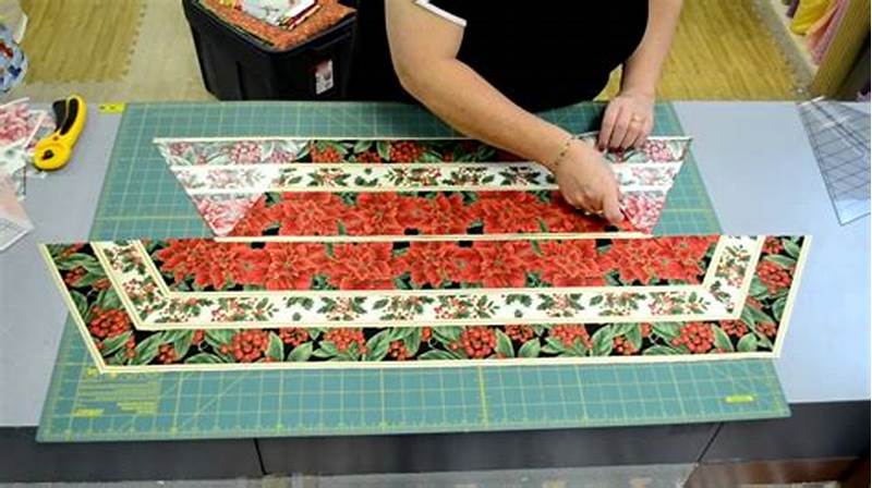 Border Fabric Table Runner Pattern