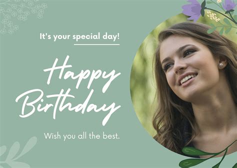 Borthday Card Template