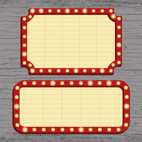 Bottle Service Sign Template
