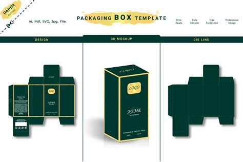 Box Packaging Design Templates