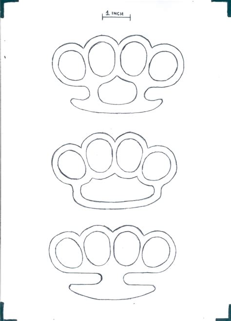 Brass Knuckles Template