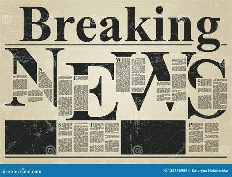 Breaking Newspaper Template