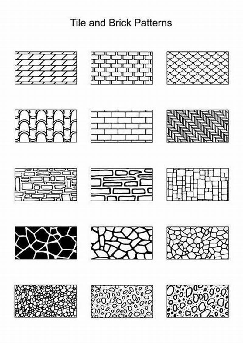 Brick Drawing Pattern