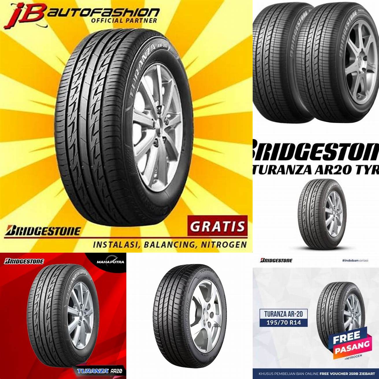 Bridgestone Turanza AR20 - Rp 900000