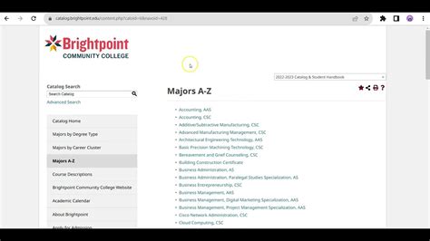 Brightpoint Course Catalog