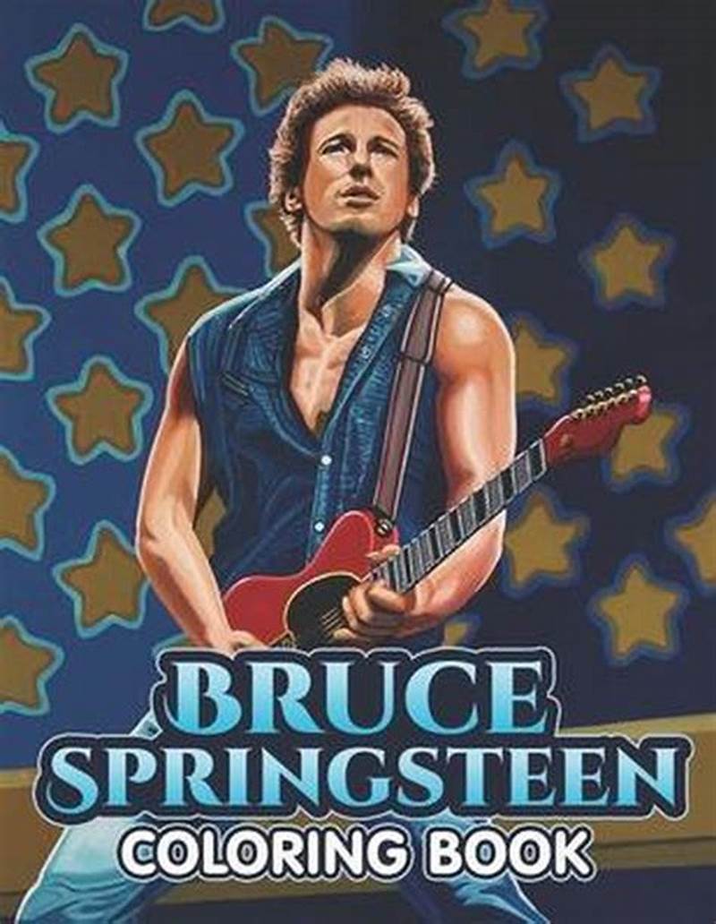 Bruce Springsteen Coloring Book