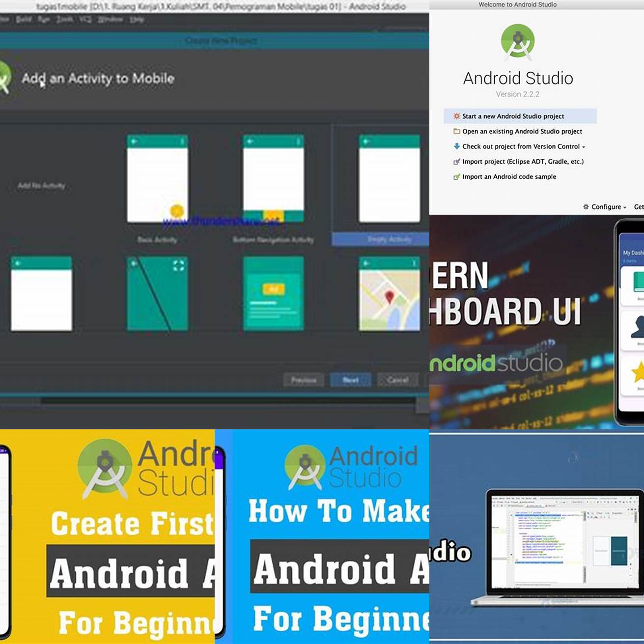 Buatlah proyek baru di Android Studio