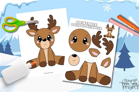 Build A Reindeer Printable