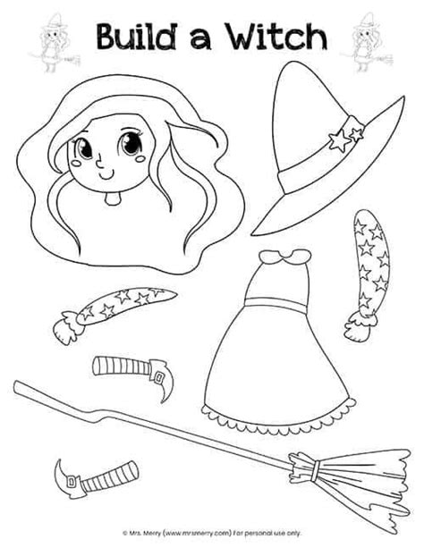 Build A Witch Printable