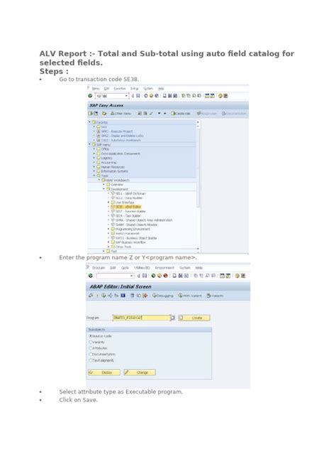 Build Field Catalog For Alv Report