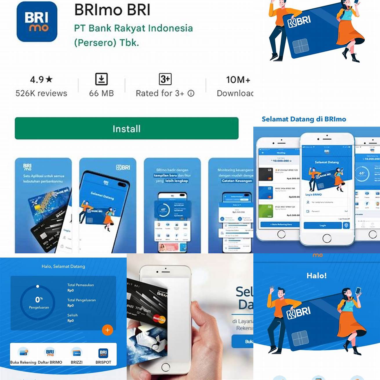 Buka aplikasi BRI Mobile