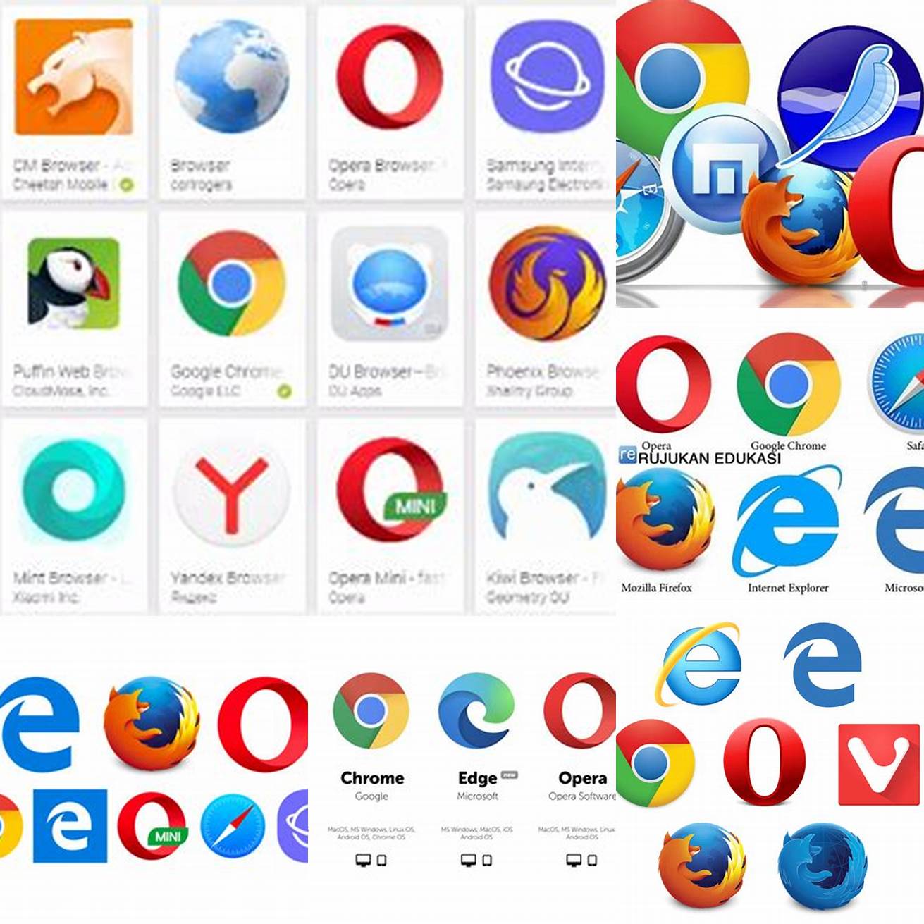 Buka browser web di perangkat Anda