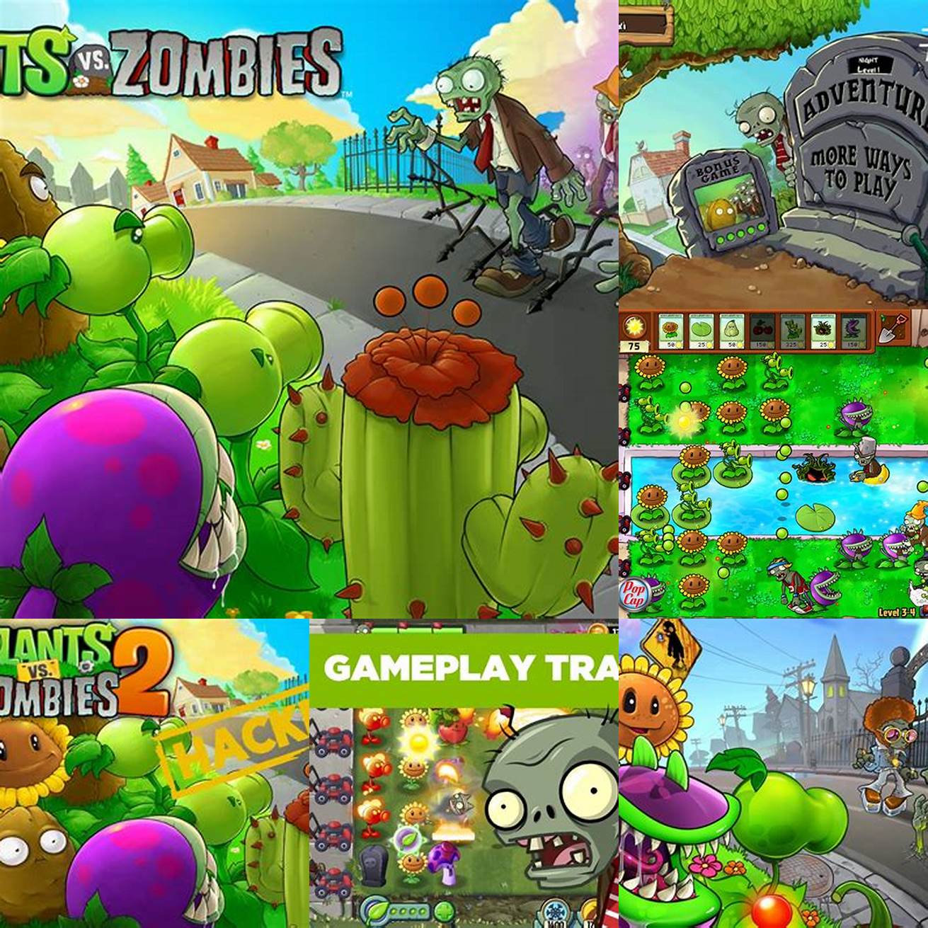 Buka game Plant vs Zombie
