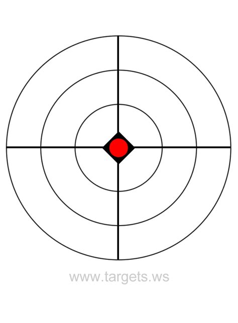 Bullseye Printable Target