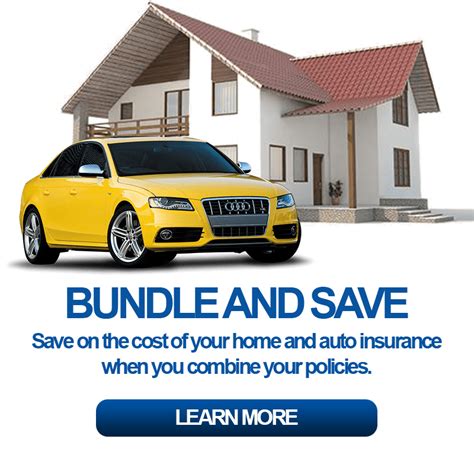 Bundle your home and auto policies