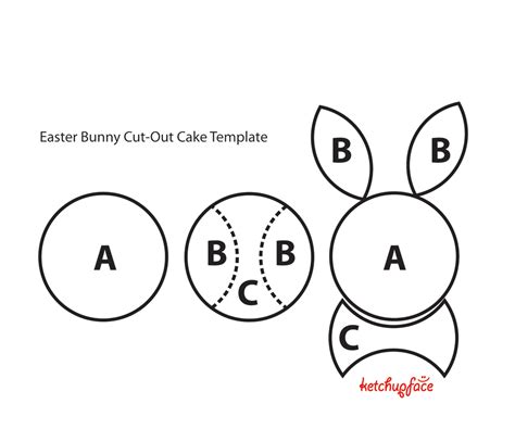 Bunny Cake Template