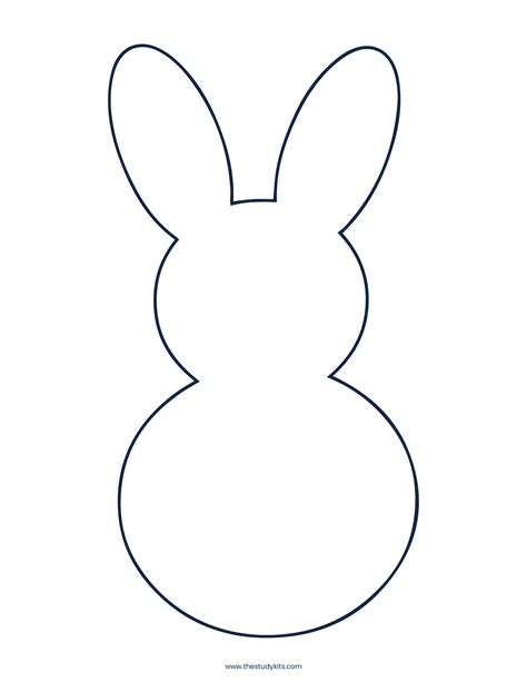 Bunny Print Template