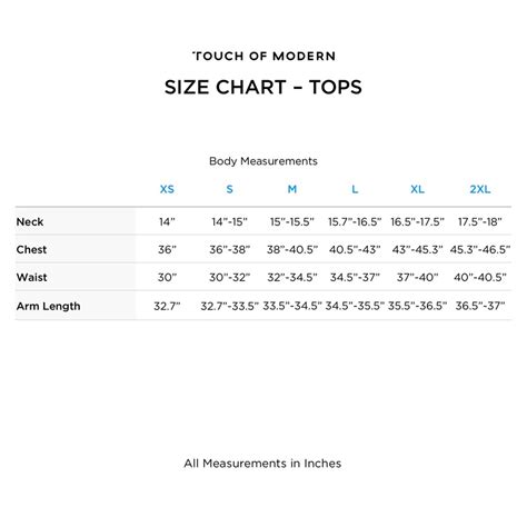Burberry Shirt Size Chart