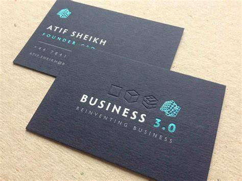 Business Card Template Vistaprint