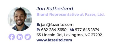 Business Signature Template