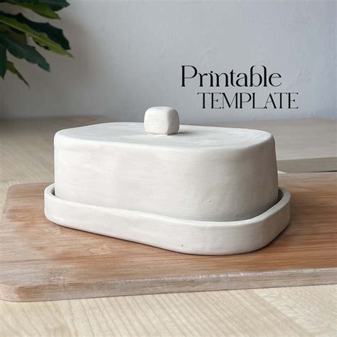 Butter Dish Template